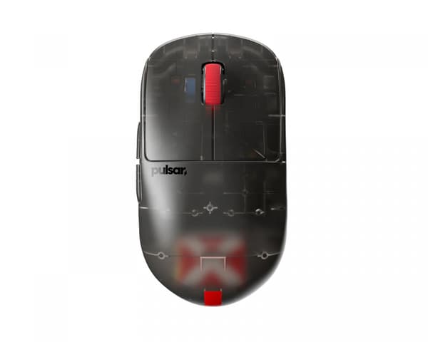 X2-H High Hump Wireless Gamingmus - Clear Black - Limited Edition