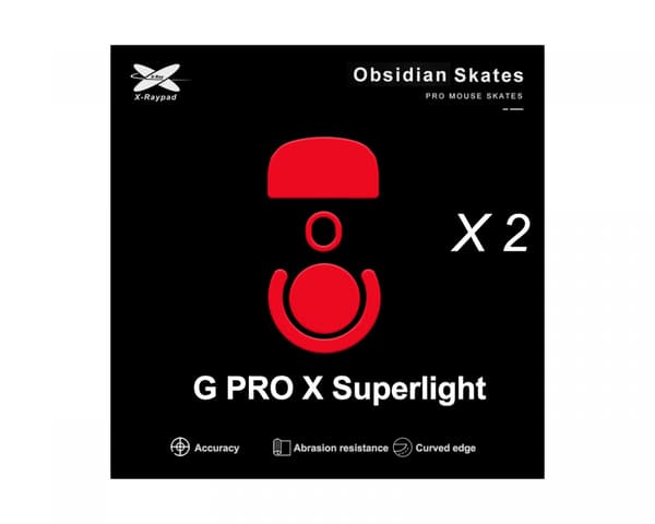 Obsidian Mouse Skates Logitech G Pro X Superlight