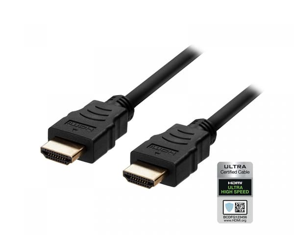 Ultra High Speed HDMI-kaapeli 2.1 - Musta - 2m