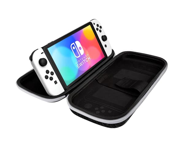 Deluxe Travel Case Svart/Vit (Nintendo Switch)