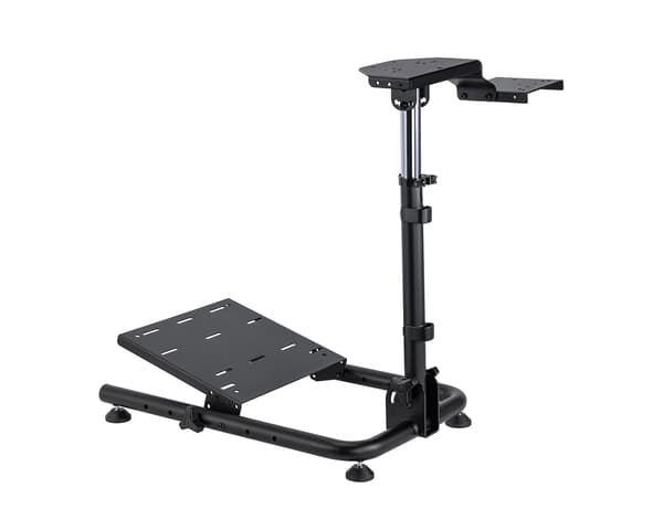 Racing Simulator Wheel Stand with Gear Shifter - LRS11 Racersimulator - Sort