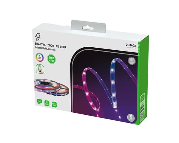 Wi-Fi LED-List Inomhus- & utomhusbruk - 10m (2x5m)