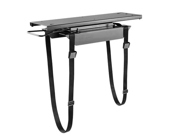 Strap-On Under Desk PC Mount with Sliding Track - Tietokone Teline