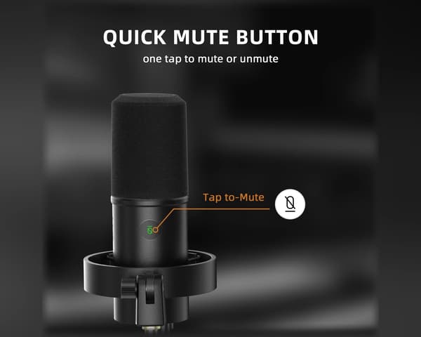 T688 Mikrofon Bundle - K688 USB/XLR Mikrofon - Dynamisk Mikrofon - Svart