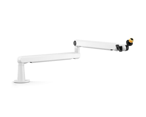 Low-Profile Boom Arm Stand - Valkoinen Mikrofoniteline
