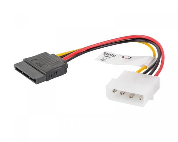 Molex (Han) til SATA (Hun) Kabel 15cm