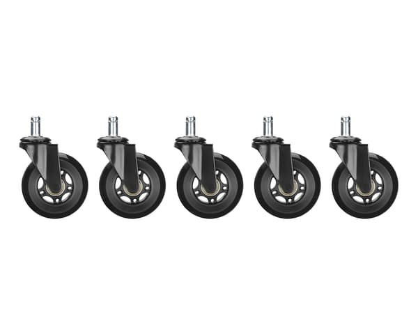 Hjul til Stol 3″ Universal - Sort
