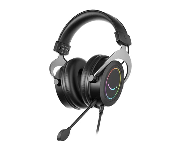 AMPLIGAME H3 Gaming Headset RGB - Sort