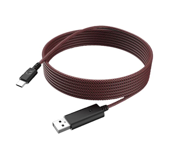 USB-C Gaming Laddningskabel 3 Meter - Röd