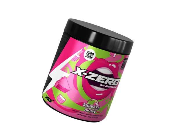 X-Zero Rhubarb Apple - 100 Portioner