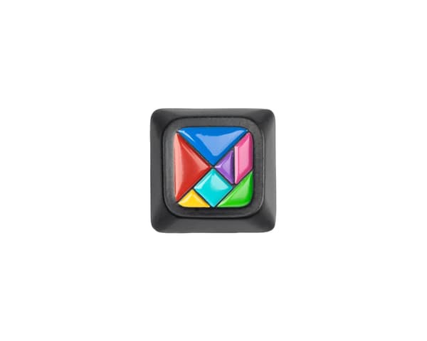 Zinc Alloy Low Profile LSA Artisan Keycap - Tangram