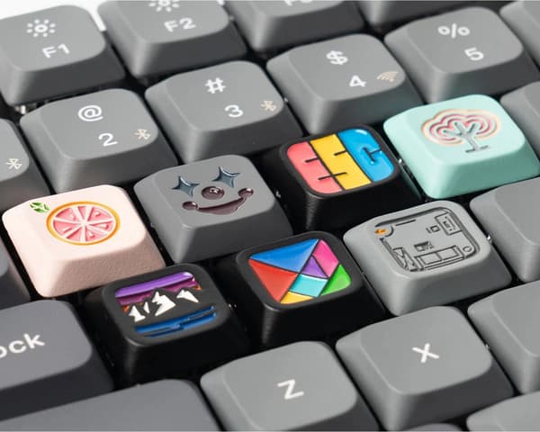 Zinc Alloy Low Profile LSA Artisan Keycap - Room