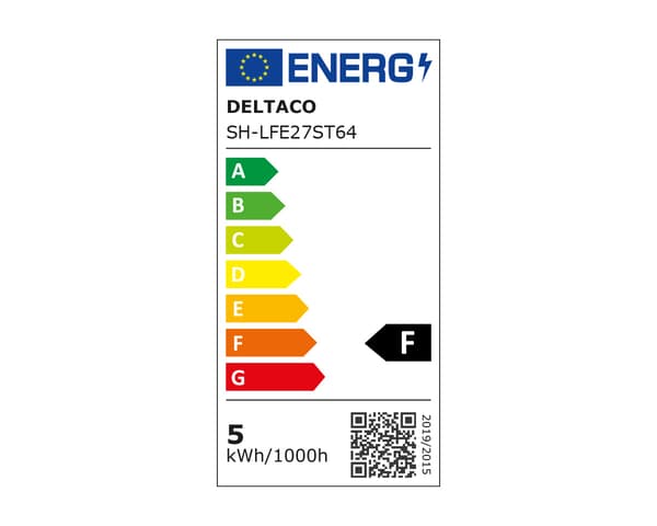 LED-lampa Filament E27 WiFI 5.5W ST64, Dimbar