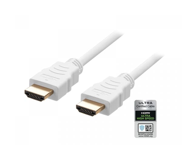 Ultra High Speed HDMI-kabel 2.1 - Vit - 3m