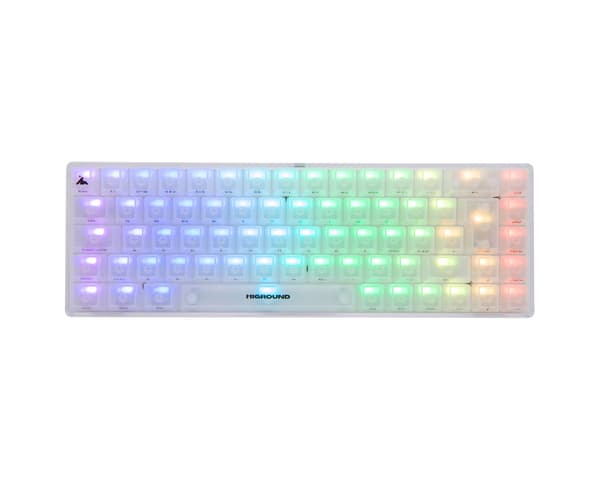 OPAL Base 65 Hotswap Gaming Tangentbord - ISO German [White Flame]