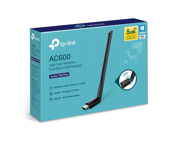 Archer T2U Plus AC600 Dual-Band USB Netværksadapter