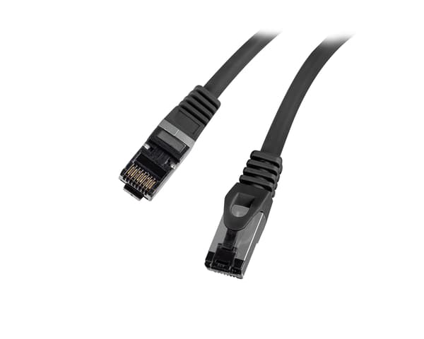 CAT 8.1 Netværkskabel S/FTP LSZH - Sort - 1m