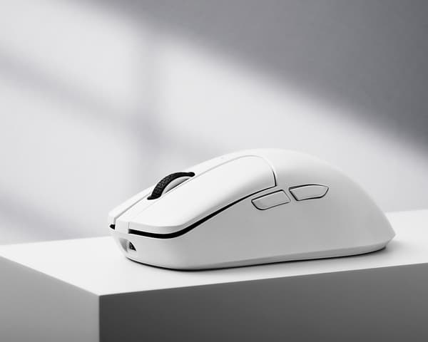 M2 4K Trådløs Gaming Mus - Hvid