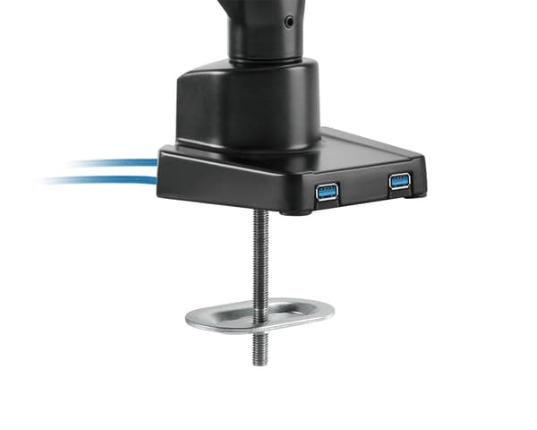 Skærmstativ SLIM med USB 3.0-Hubb - 1 Skærm