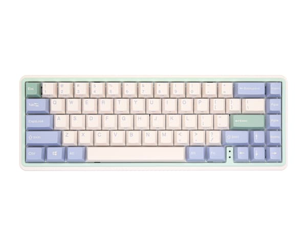 VXT68 Minilo 65% Eucalyptus Langaton Näppäimistö [Gateron Pro Silver 2.0]