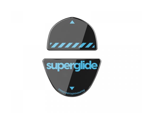 Glass Skates til Logitech G303 Shroud Edition - Sort