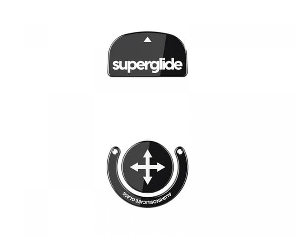 Glass Skates Logitech G Pro X Superlight - Musta