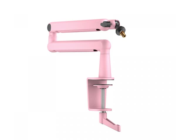 Low-Profile Boom Arm Stand - Rosa Mikrofonarm