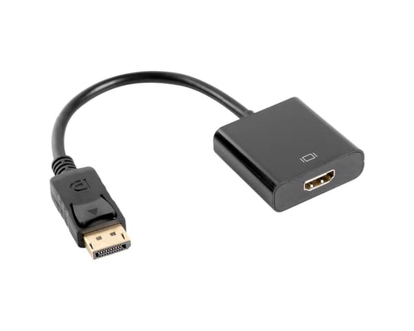 Displayport Hane till HDMI Hona 10 cm
