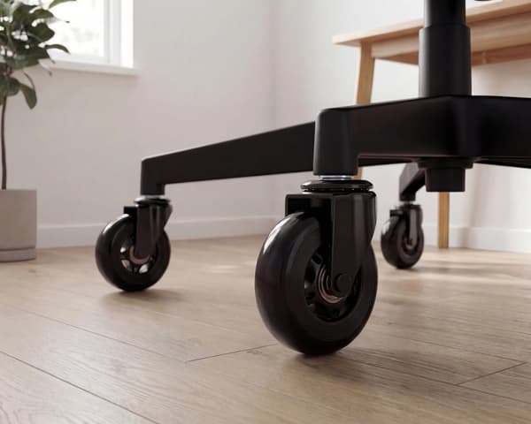 Hjul till Stol 3″ Universal - Svart