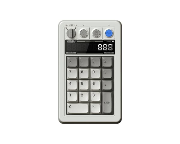 Retro 18 Mechanical Numpad - Langaton Numeronäppäimistö - M Edition