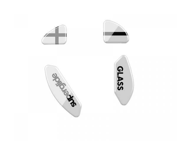 Glass Skates til Xtrfy M4 Wireless - Hvit