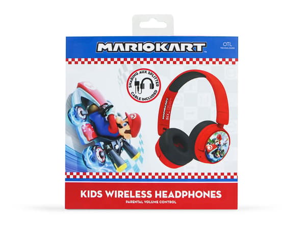 SUPERMARIO Junior Bluetooth On-Ear Trådløs Hodetelefoner