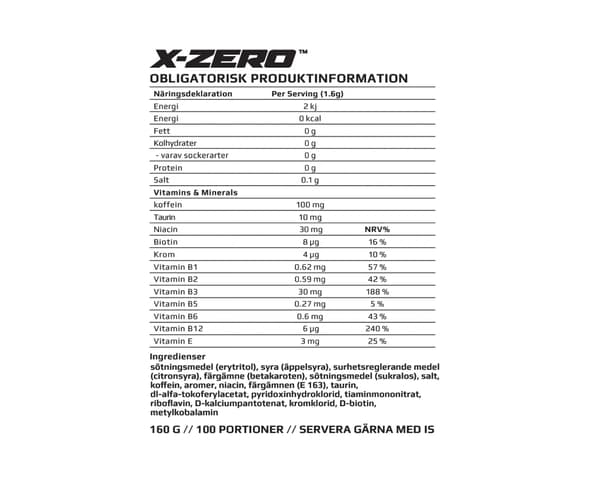 X-Zero Tropical - 100 Annos