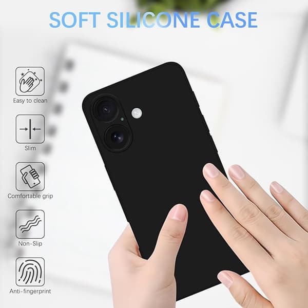 Iphone 17 skal mobilskal silikon / TPU