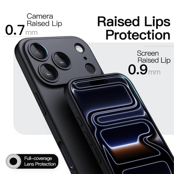 Iphone 17 Pro Max skal mobilskal silikon / TPU