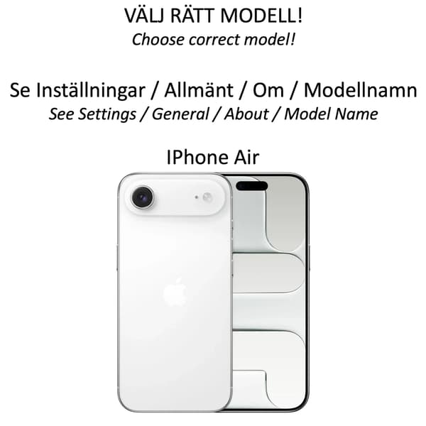 Iphone Air plånboksfodral mobilskal skal -