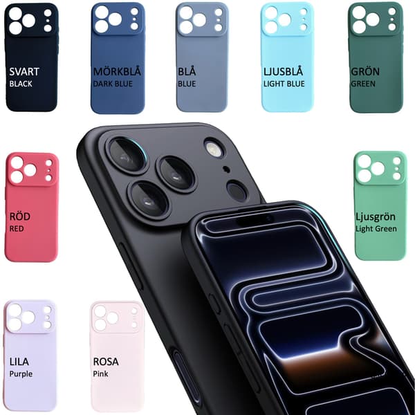 Iphone 17 Pro skal mobilskal silikon / TPU