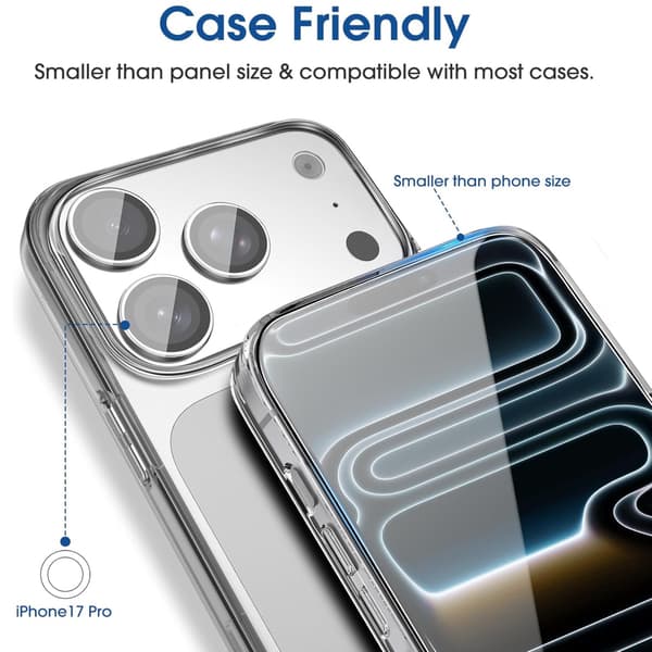 Iphone 17 Pro skärmskydd härdat glas premium 1-pack