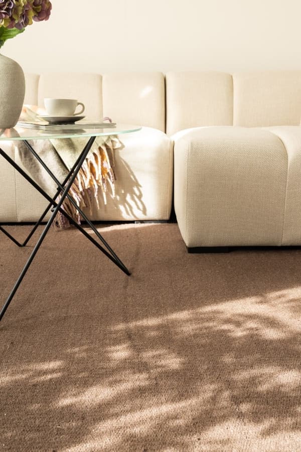 Arbo Choklad Kvadrat 200 cm Ullmatta