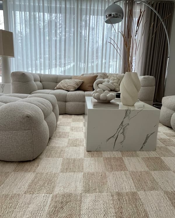 Webster Beige 160x230 cm Ullmatta