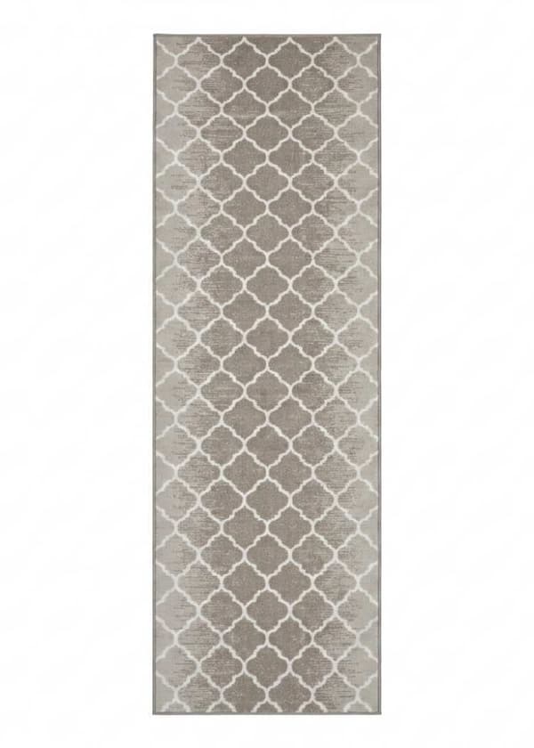 Voli Beige 80x320 cm Gummerad Matta