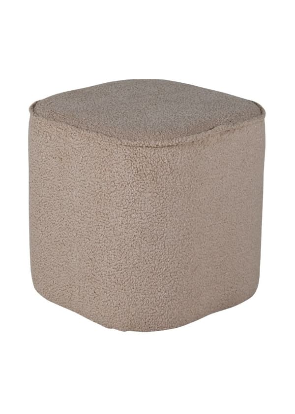 Sittpuff Adela Teddy Beige
