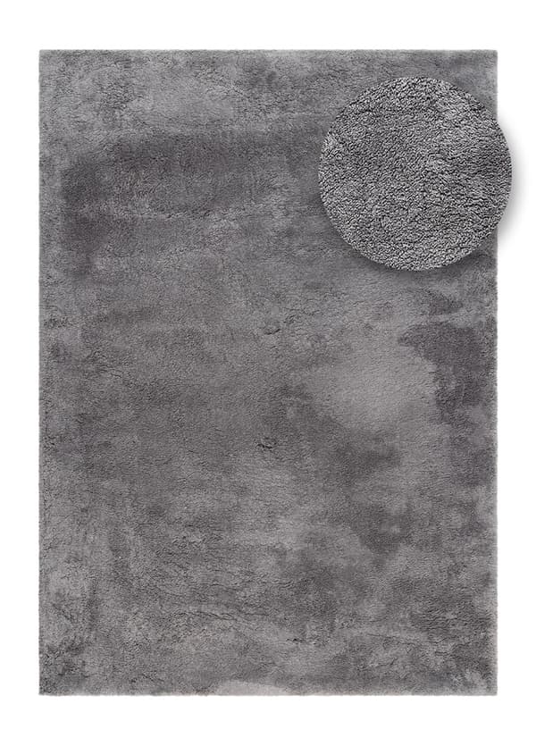 Lucid Grå 230x330 cm Blød Ryemåtte