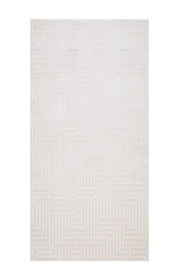 Elaro Solara Creme 80x150 cm Moderne Tæppe