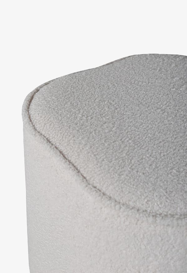 Sittpuff Adela Teddy Vit