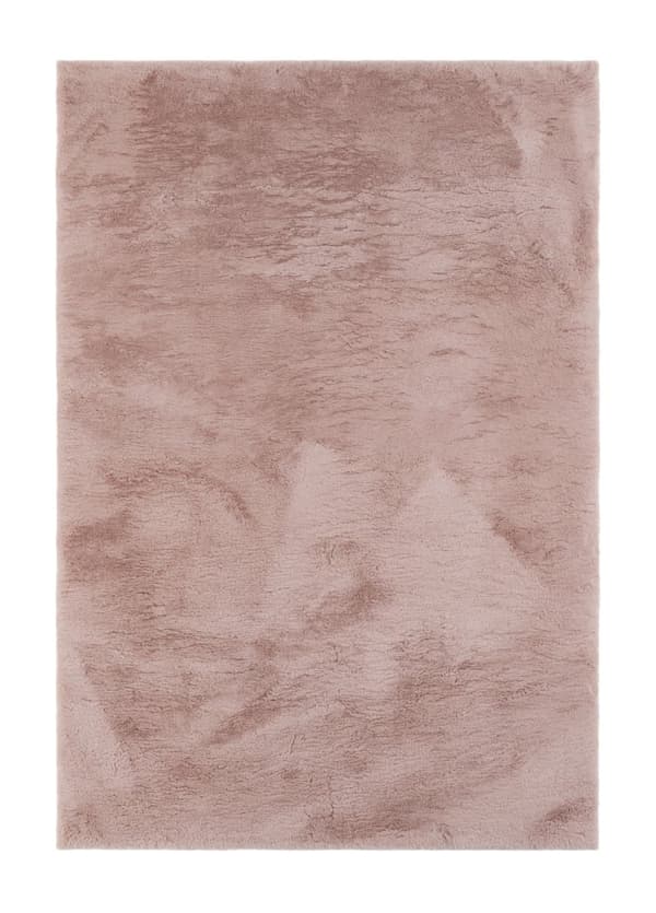 Eiderelle Rosa Blød Pels-look Tæppe 200x290 cm