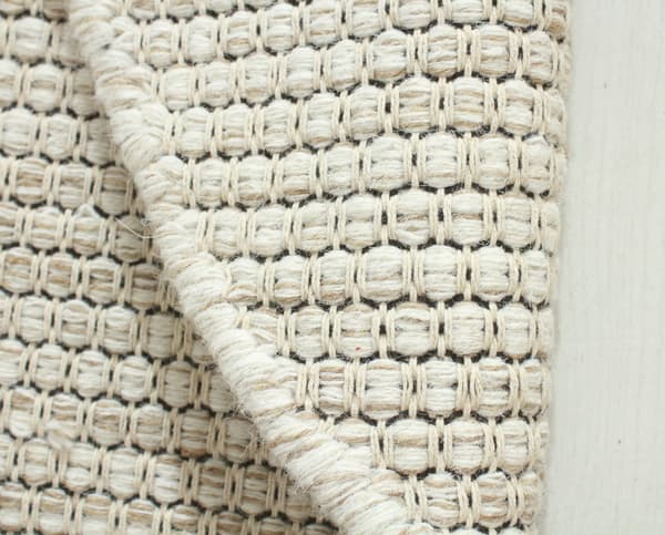 Mila Offwhite Rund 200 cm Ullmatta