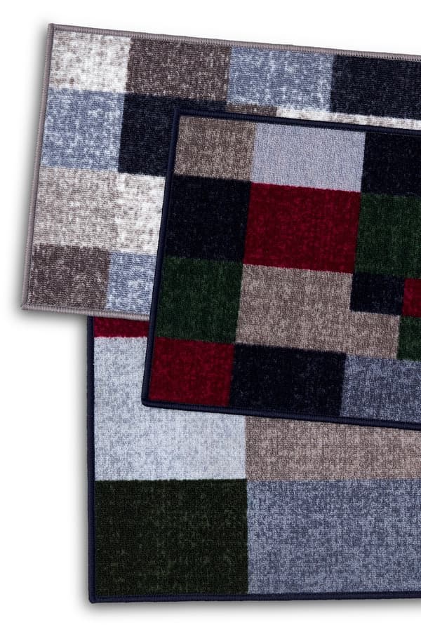 Rusko Multi 133x190 cm Gummerad Matta