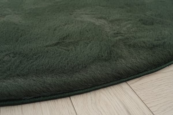 Rabbit Eco Mörkgrön 120x170 cm Pälsmatta
