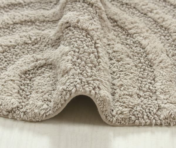 Noah Bene Grå Rund 60 cm Badrumsmatta